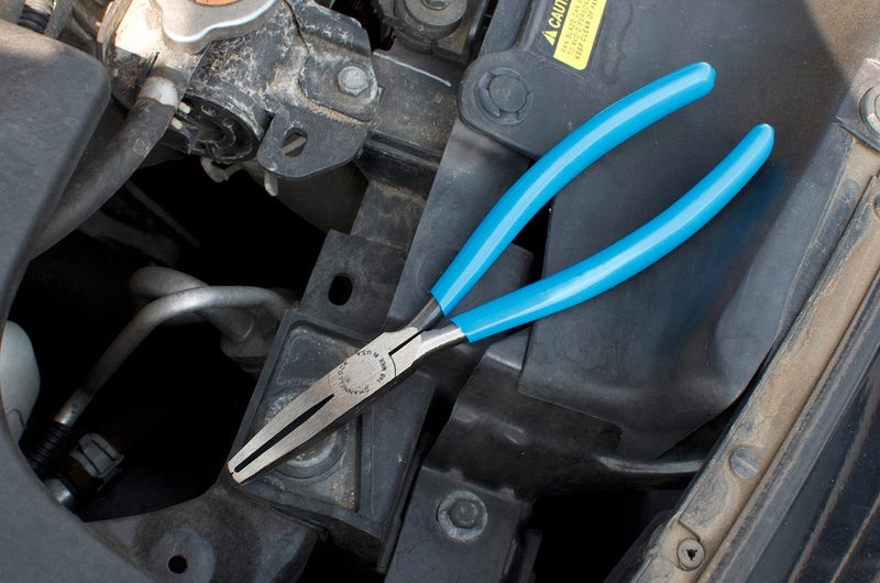 Channellock 748 8-Inch Long Reach End Cutting Pliers | Nipper End Cutter with Extra Long Flat Nose | Designed for Hard to Reach Places | Forged from High Carbon Steel | Made in the USA , Blue - Image 2